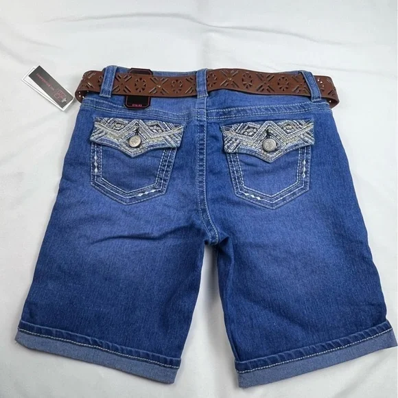 No Boundaries - Women’s Jean Shorts with Belt - Size 7 - NWT - Picture 5 of 9